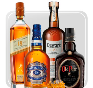 Whiskys 18 años