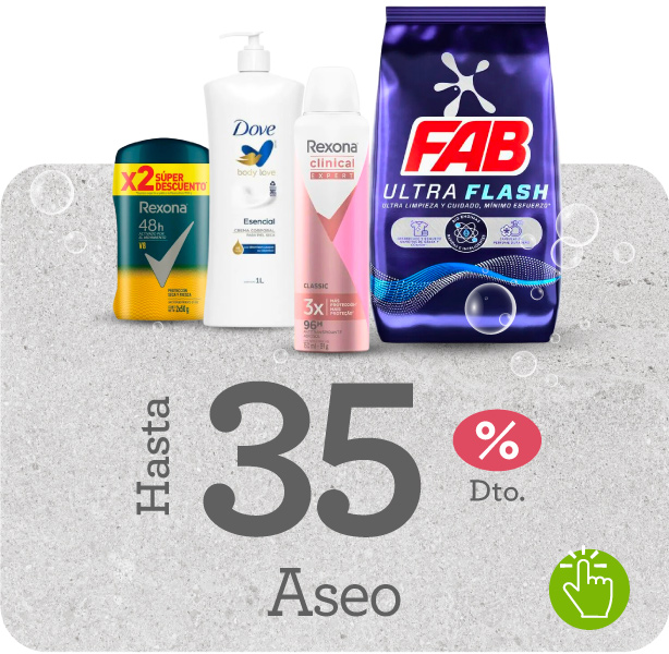Aseo del hogar, aseo personal, cuidado personal, productos de limpieza